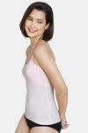 Zivame Girls Knit Cotton Camisole - Pink Dogwood — thumbnail 2